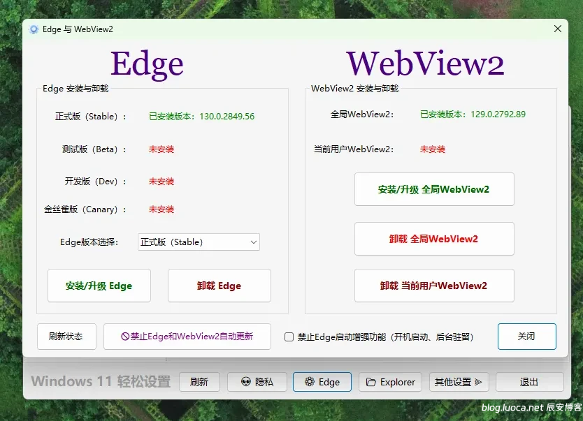 Windows11轻松设置v1.09绿色版 分享一款优化Windows 11系统的工具 Windows11轻松设置v1.09绿色版 分享一款优化Windows 11系统的工具